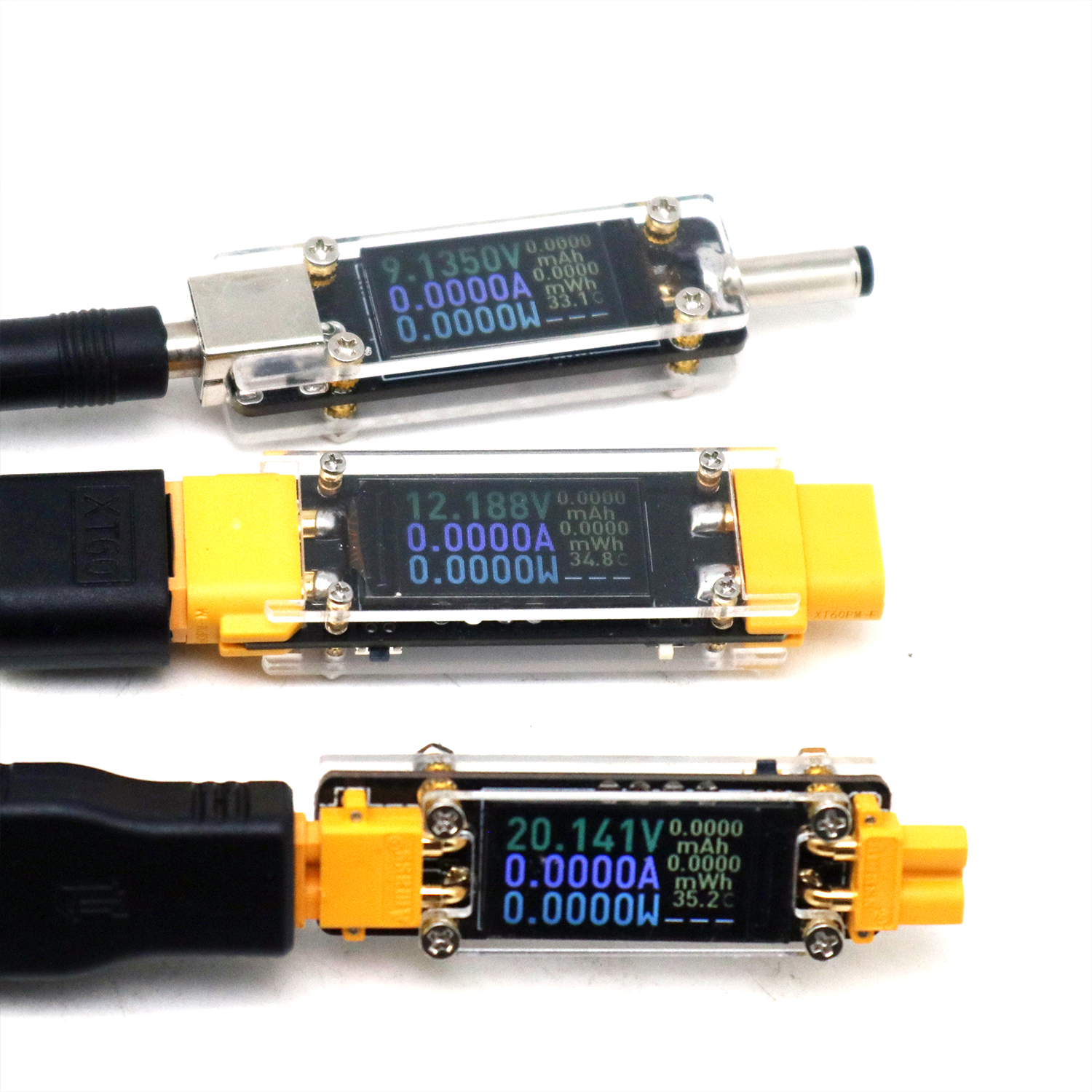 Drone Battery Voltage Checker - Compteur de puissance de courant de