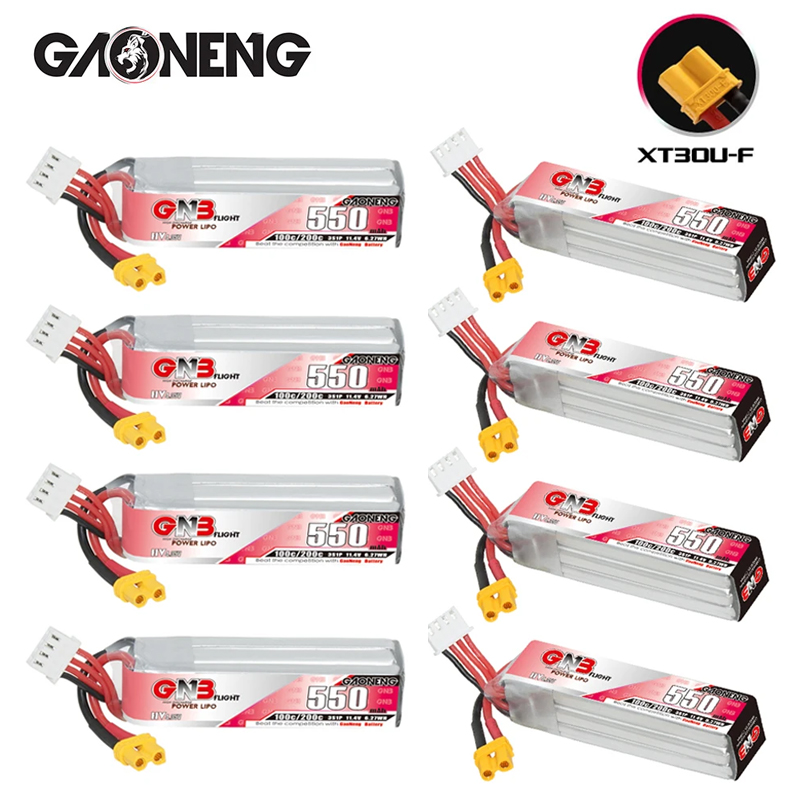Drone Battery 3S - GNB HV 11.4V 550mAh 100C/200C batterie