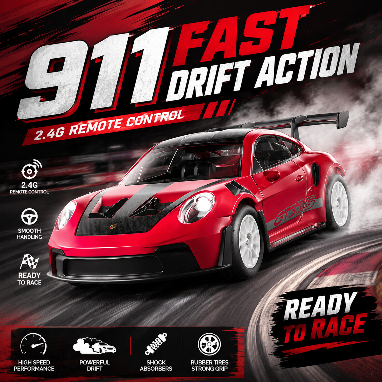 Drone Battery Alarm - Voiture de course RC classique 2.4G