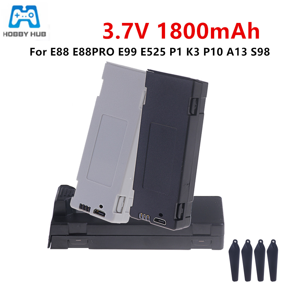Drone Battery Charger - Pour batterie Rechargeable E88 3.7V 1800mAh