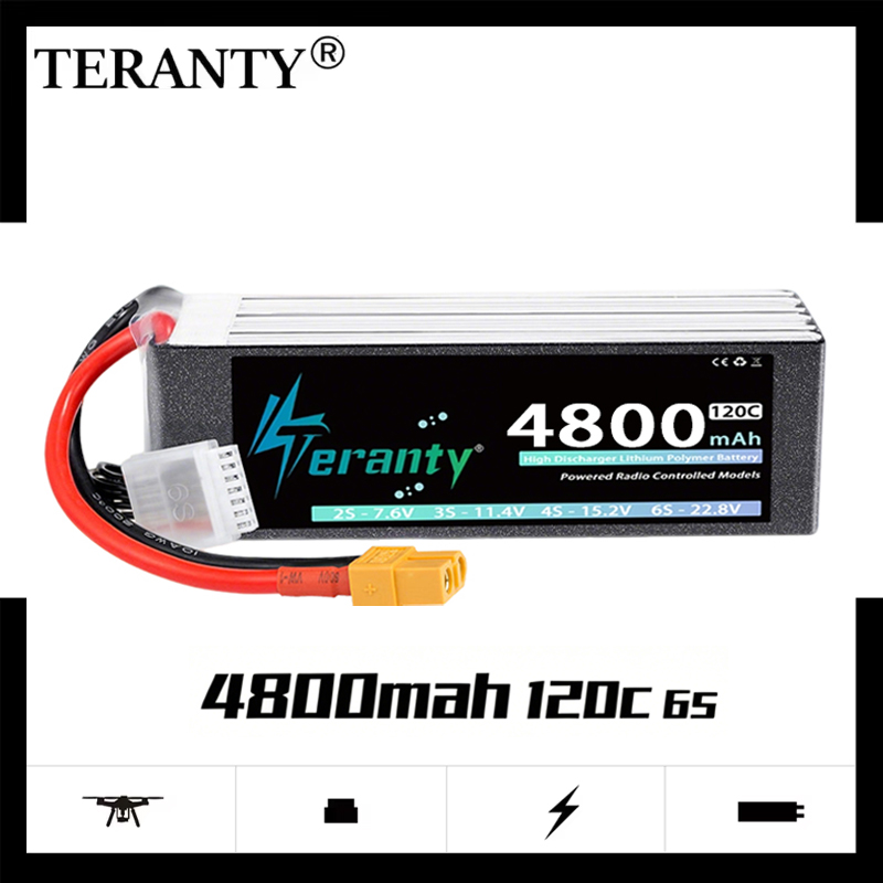 Drone Battery 6S - Batterie Lipo TERANTY 6S 4800mAh 22.8V