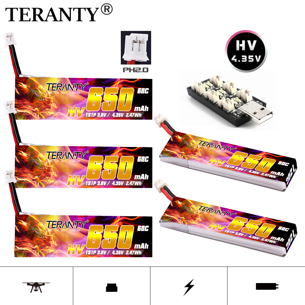 Drone Battery Li-Ion - 1/3/5/10 PIÈCES TREANTY 1S 4.35V HV