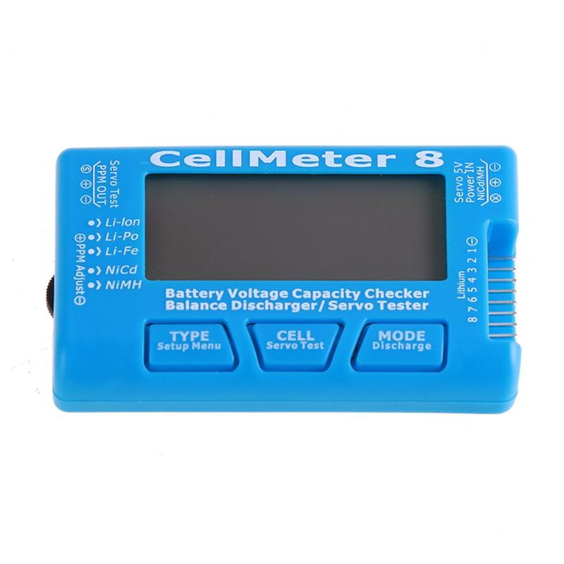 Drone Battery Voltage Checker - Cellmeter 8 vérificateur de batterie numérique
