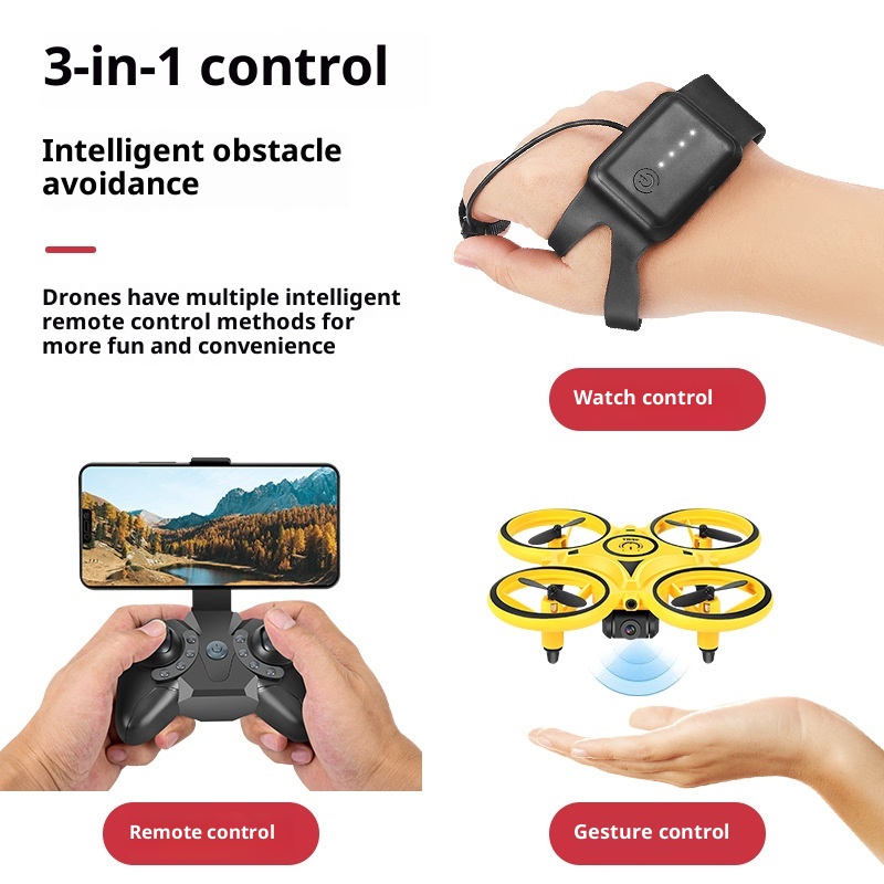Drone Battery Smart - Drone électrique de contrôle gestuel, jouet