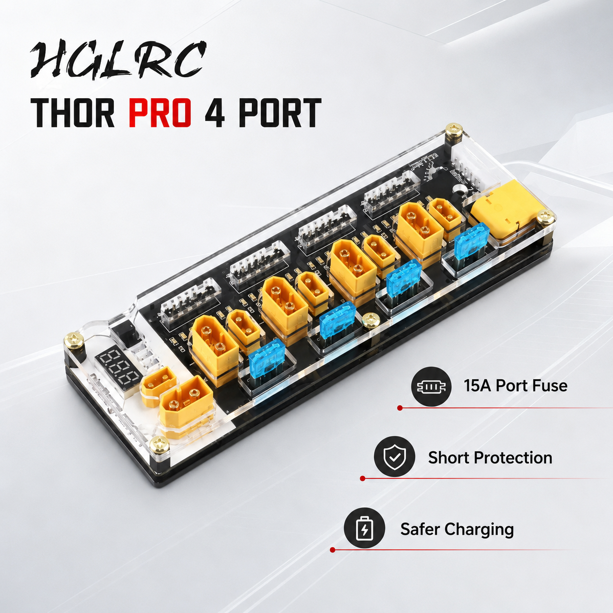Drone Battery Parallel Board - Carte de charge parallèle LiPo HGLRC