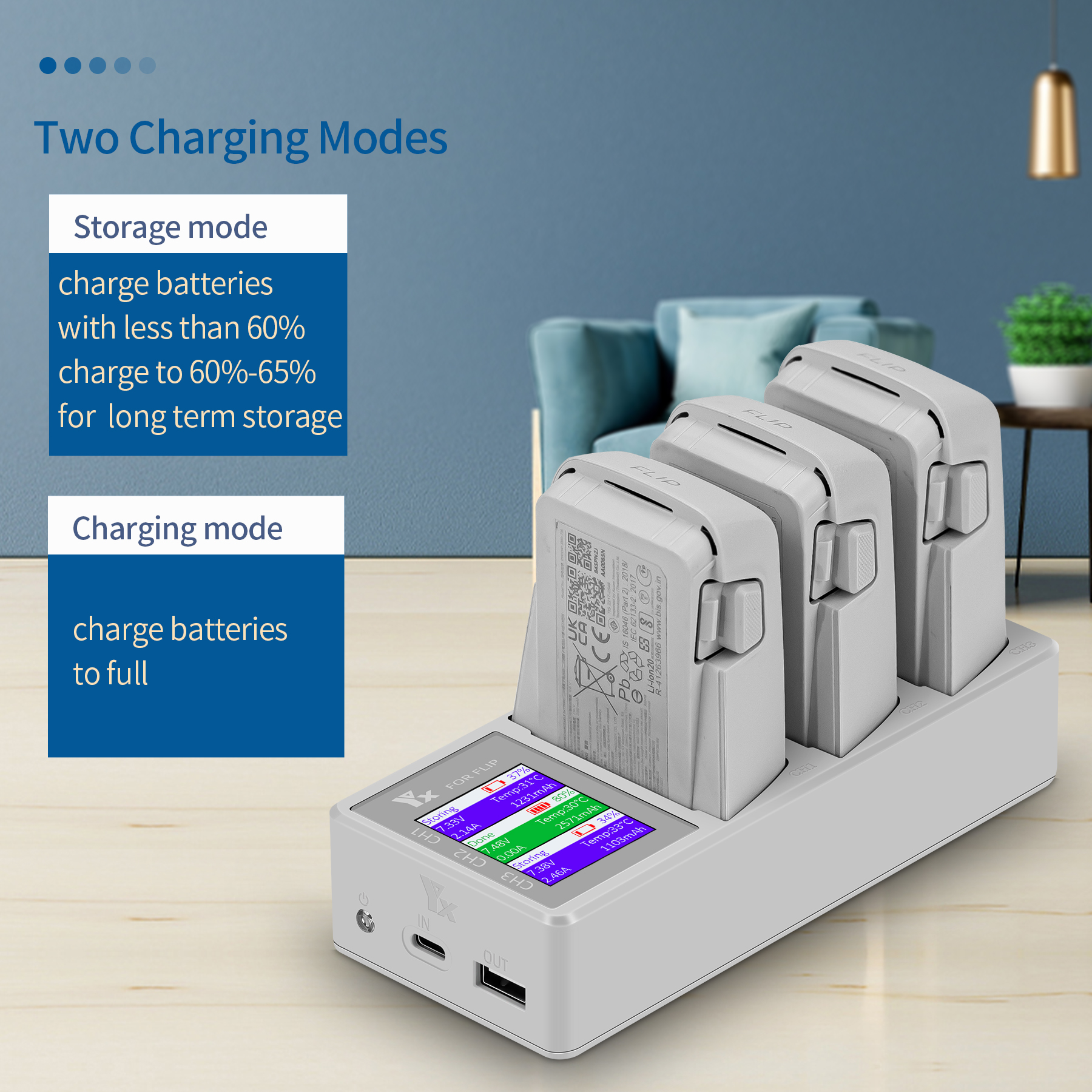 Drone Battery Parallel Board - Chargeur de batterie 3 en 1