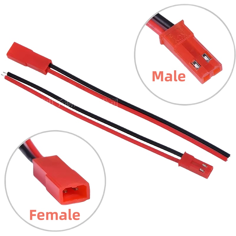 Drone Battery Connector - Kit de connecteurs JST 2P, 20