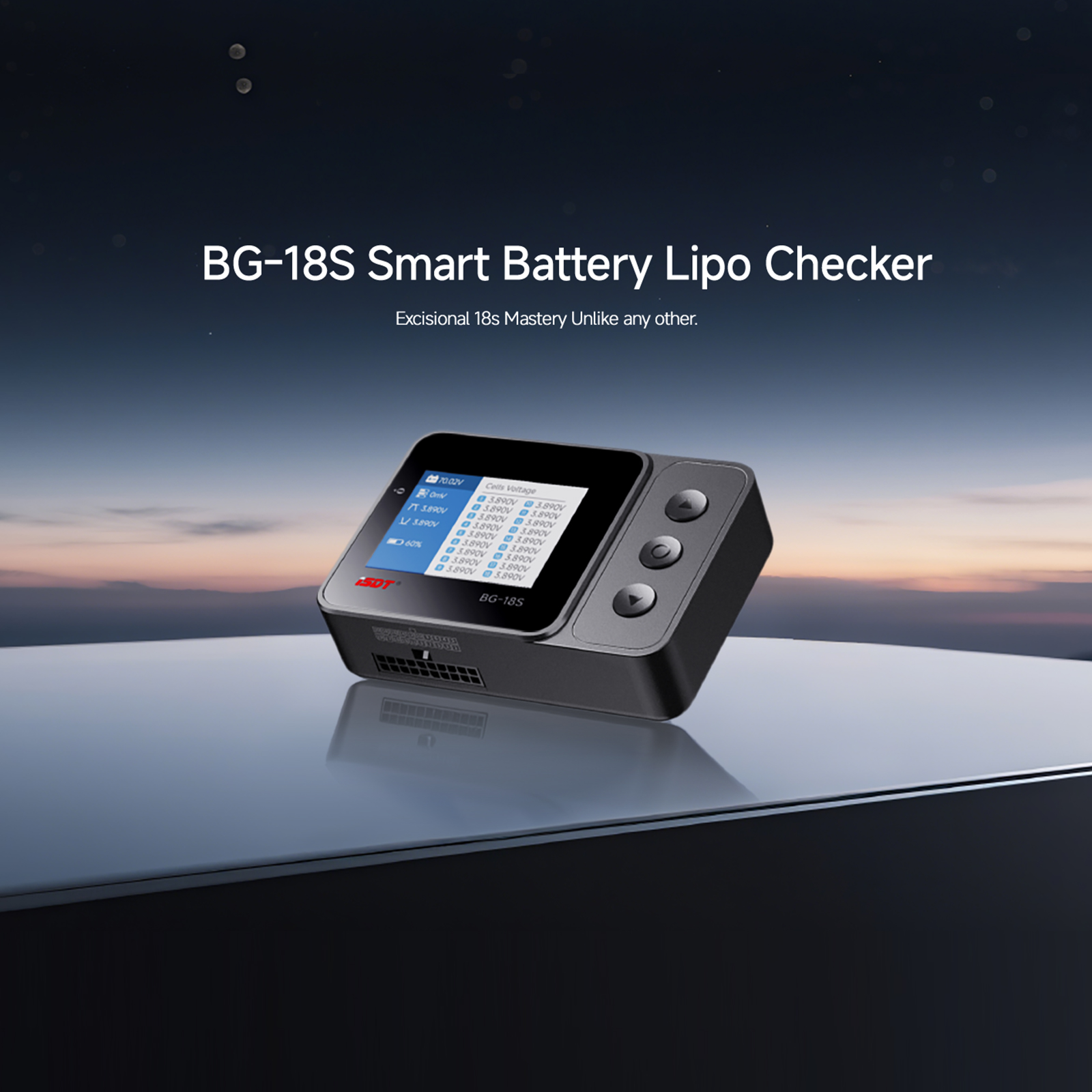 Drone Battery Voltage Checker - ISDT BG-18S Vérificateur de batterie intelligent