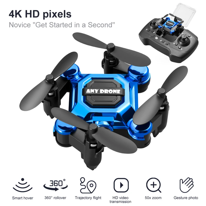 Drone Battery Smart - Caméra 4K HD RC Drone pliable