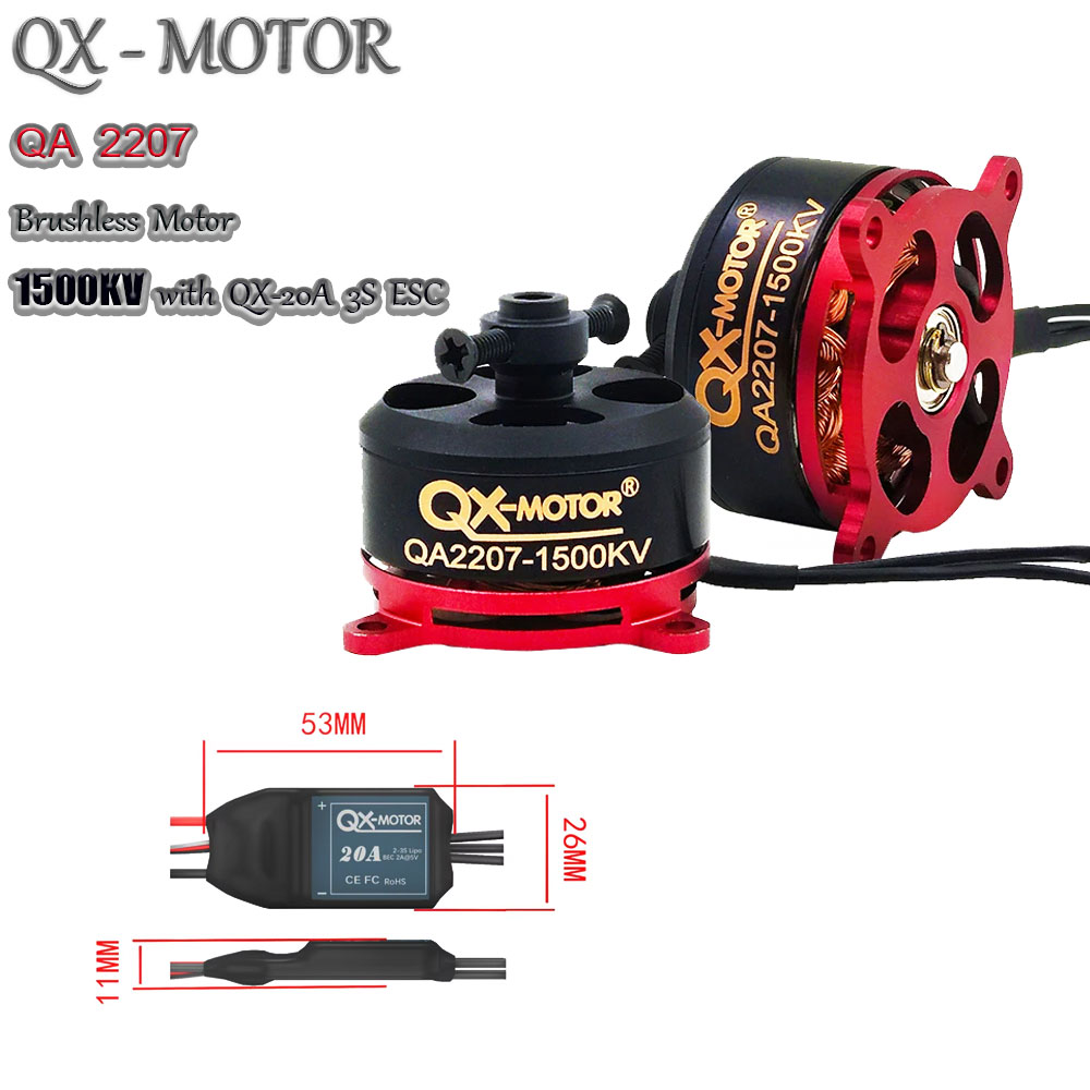 Drone Battery 3S - Combo d'alimentation pour multirotor RC, moteur