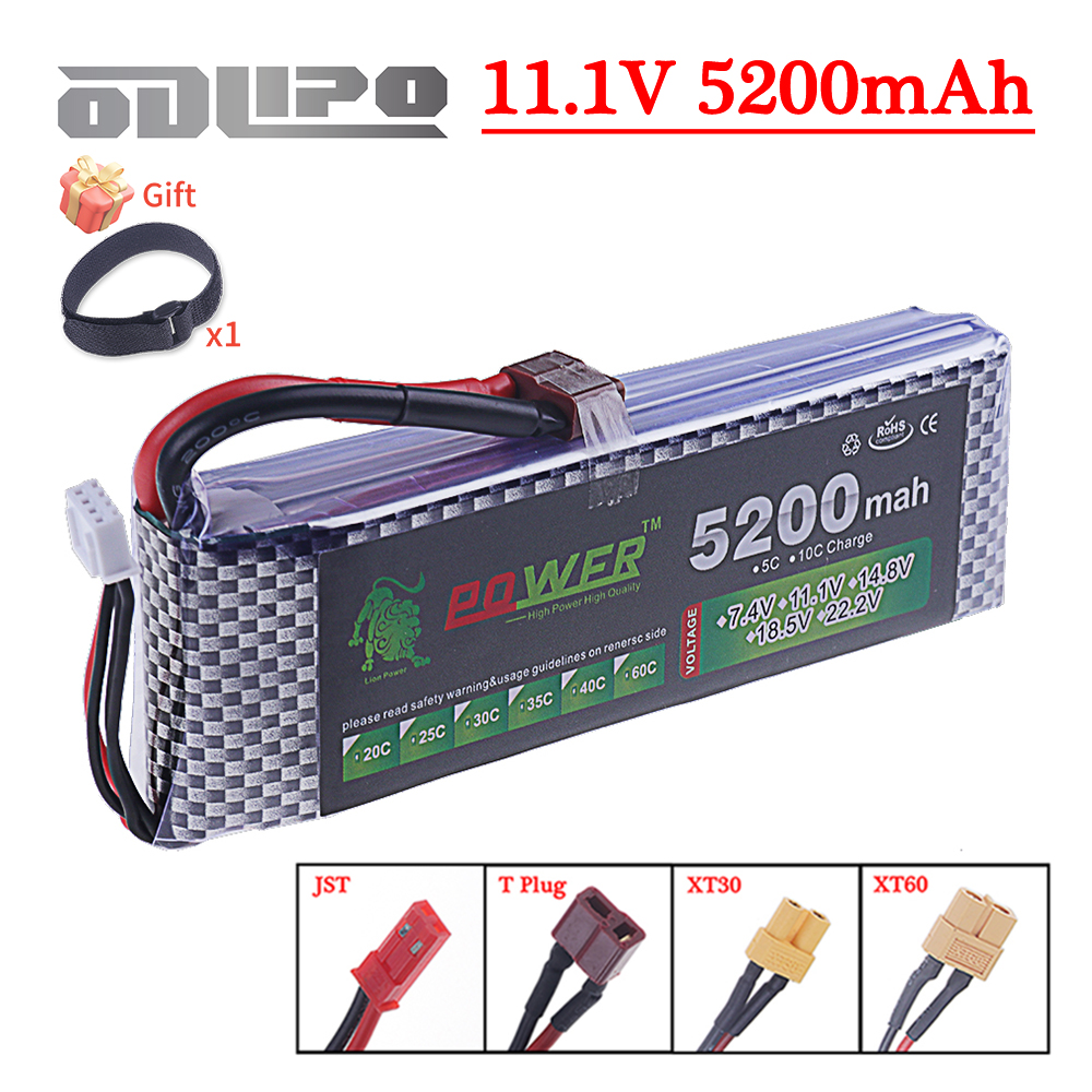 Drone Battery 3S - Batterie LiPo 3S 11.1V 5200mAh 40C