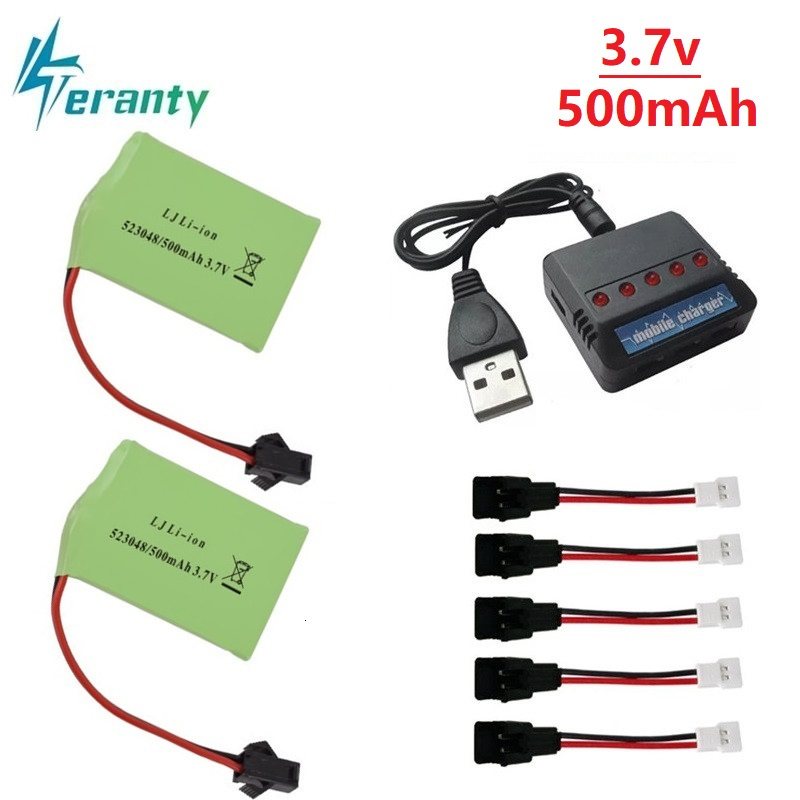 Drone Battery Li-Ion - Batterie Li-ion 3.7V 500mAh 523048 +