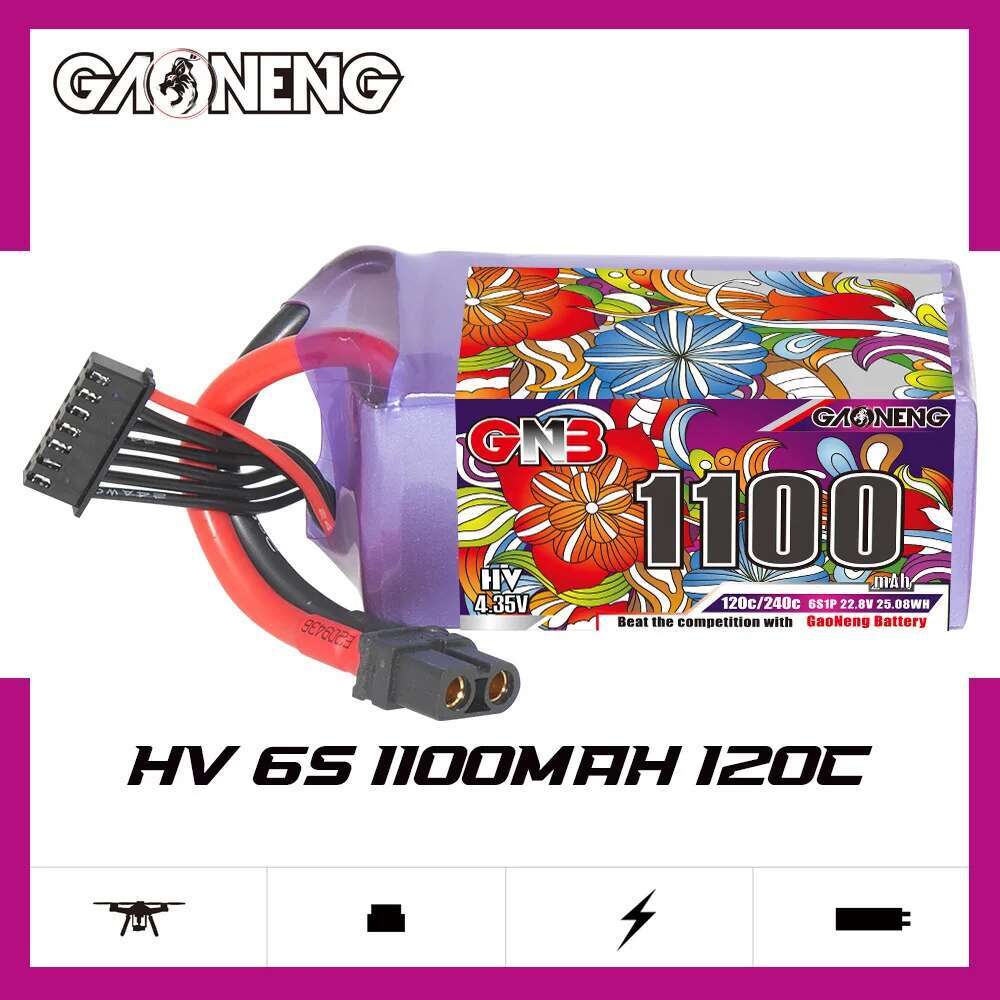 2 pièces GNB 6S Lipo batterie  - Drone Battery Lipo avis et prix