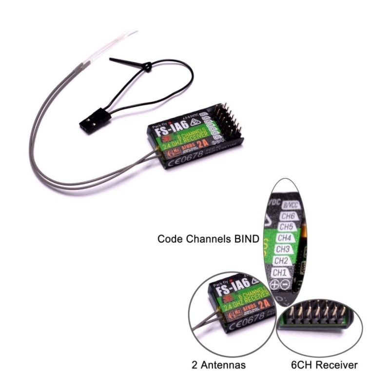 Flysky FS-IA6 récepteur 6CH do - Drone Battery Plate avis et prix
