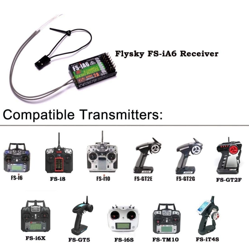 Flysky FS-IA6 récepteur 6CH do - Drone Battery Plate avis et prix