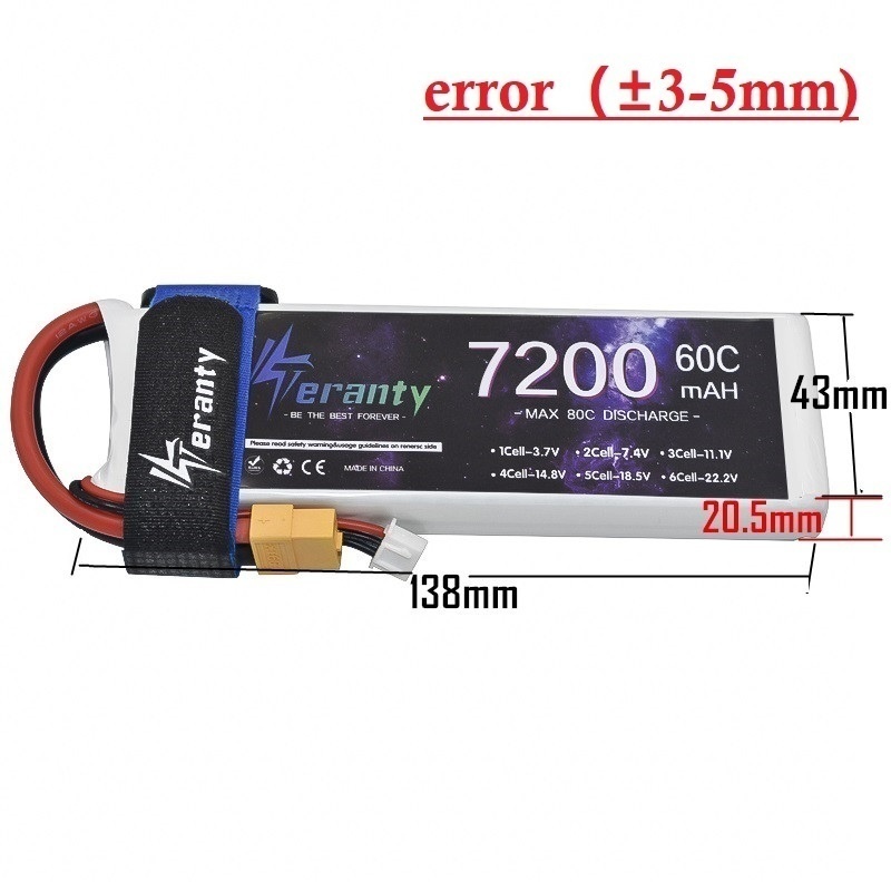 Batterie Lipo Softcase 2S 7.4V - Drone Battery 6S avis et prix