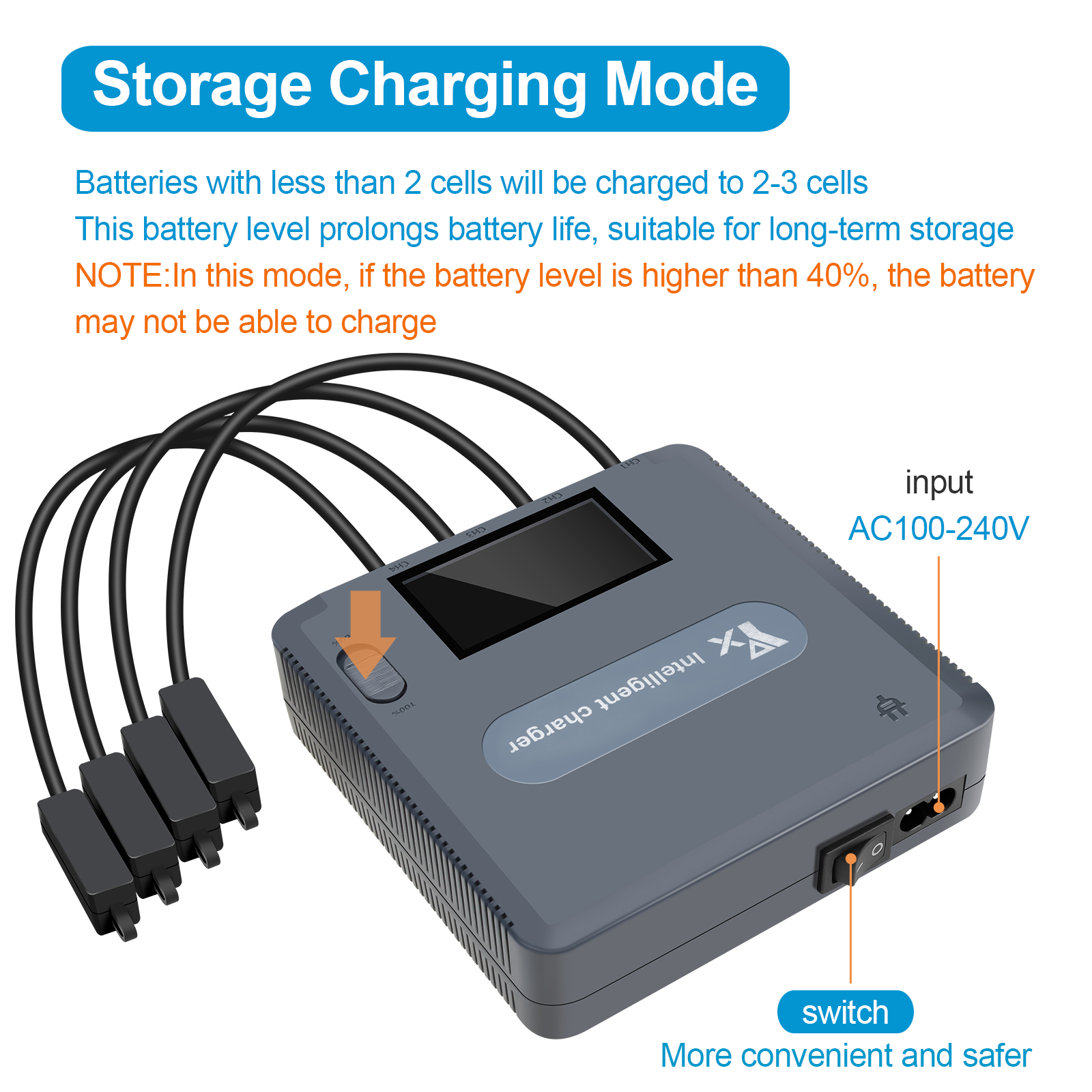 Chargeur de batterie 6 en 1 po - Drone Battery Smart avis et prix