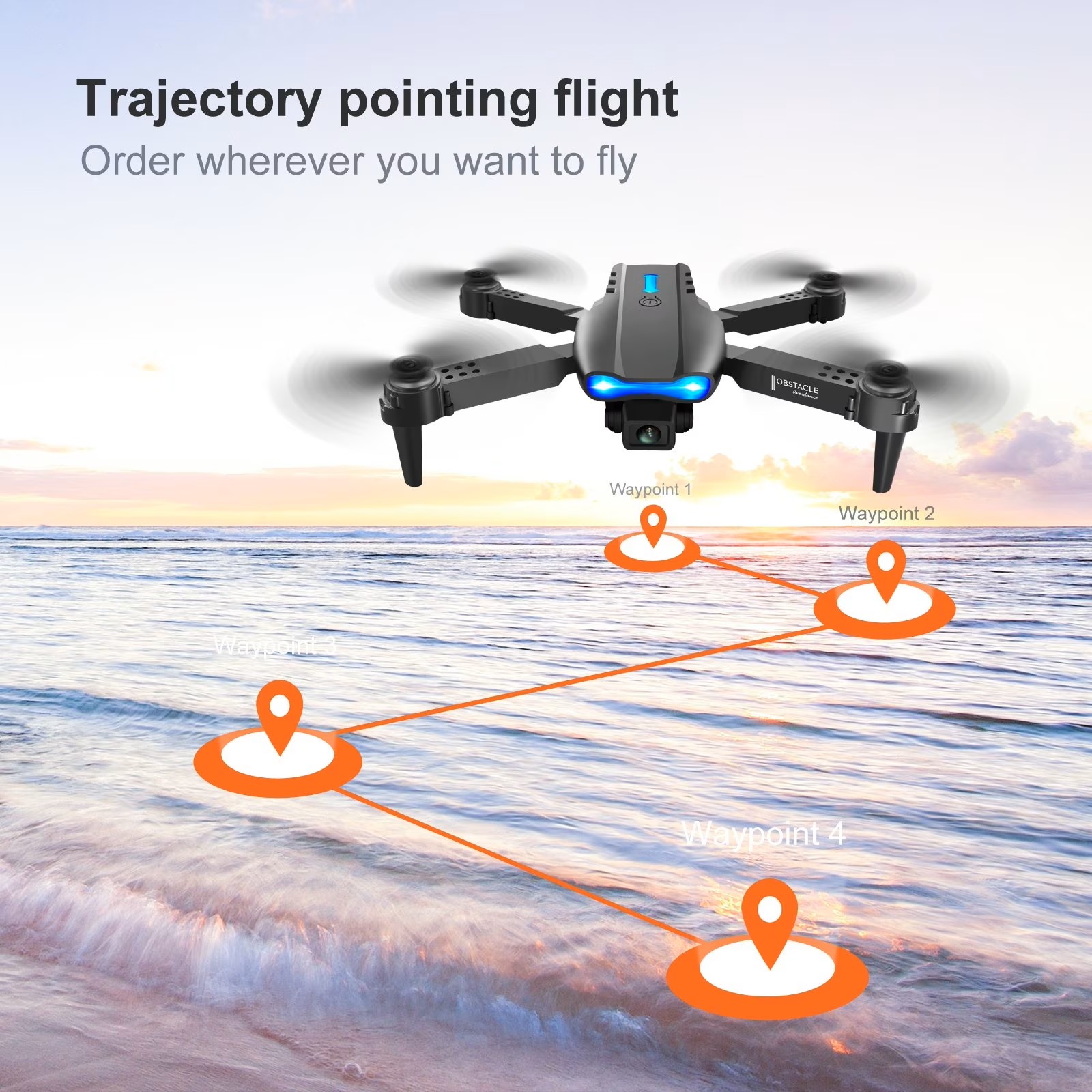 Le drone pliable E88PRO MAX 20 - Drone Battery Case avis et prix