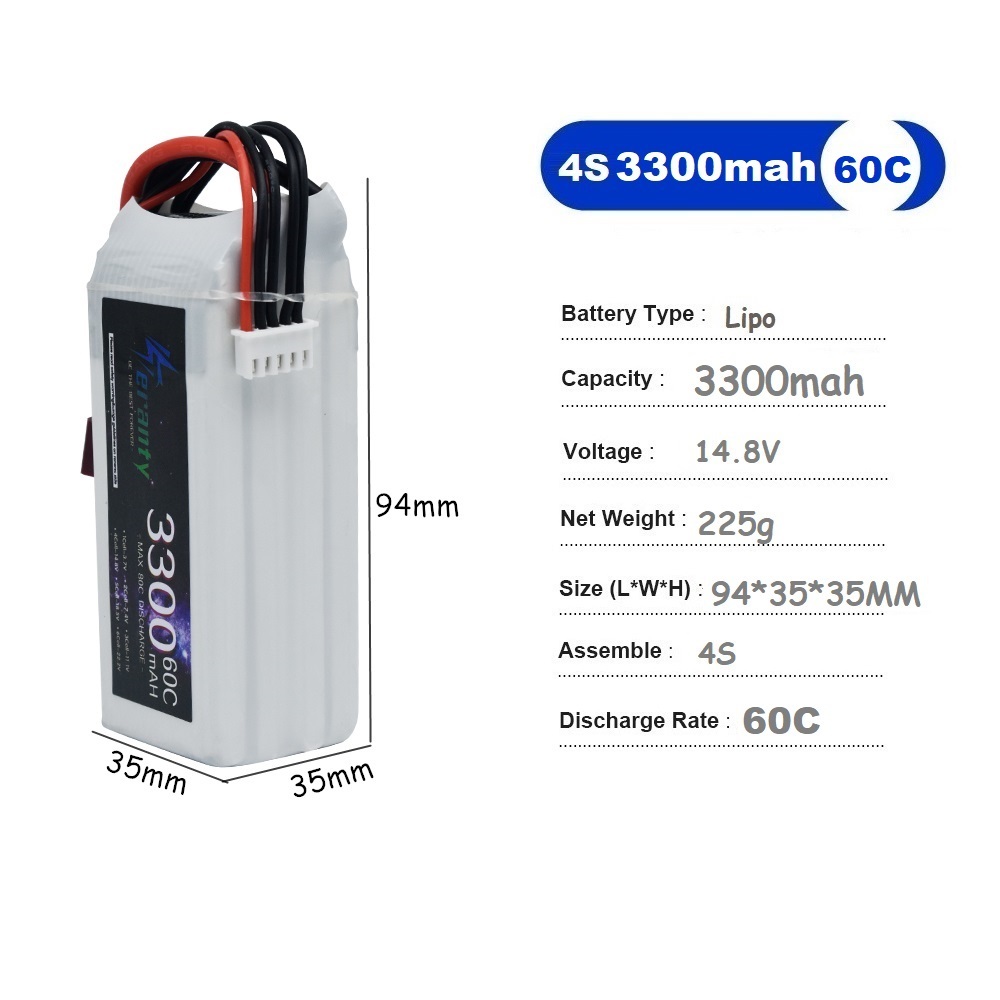 Batterie Rechargeable LiPo 4s  - Drone Battery 4S avis et prix