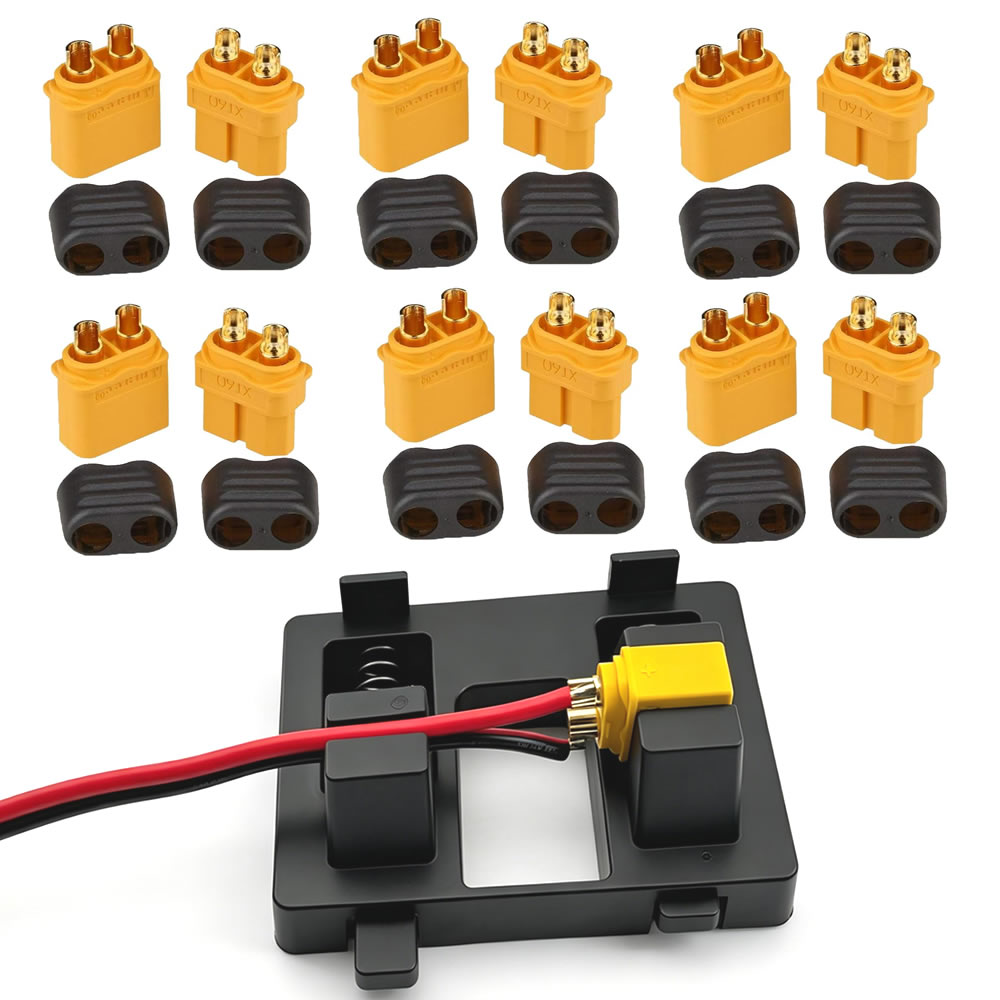 Connecteur XT60 avec gaine de  - Drone Battery Connector avis et prix