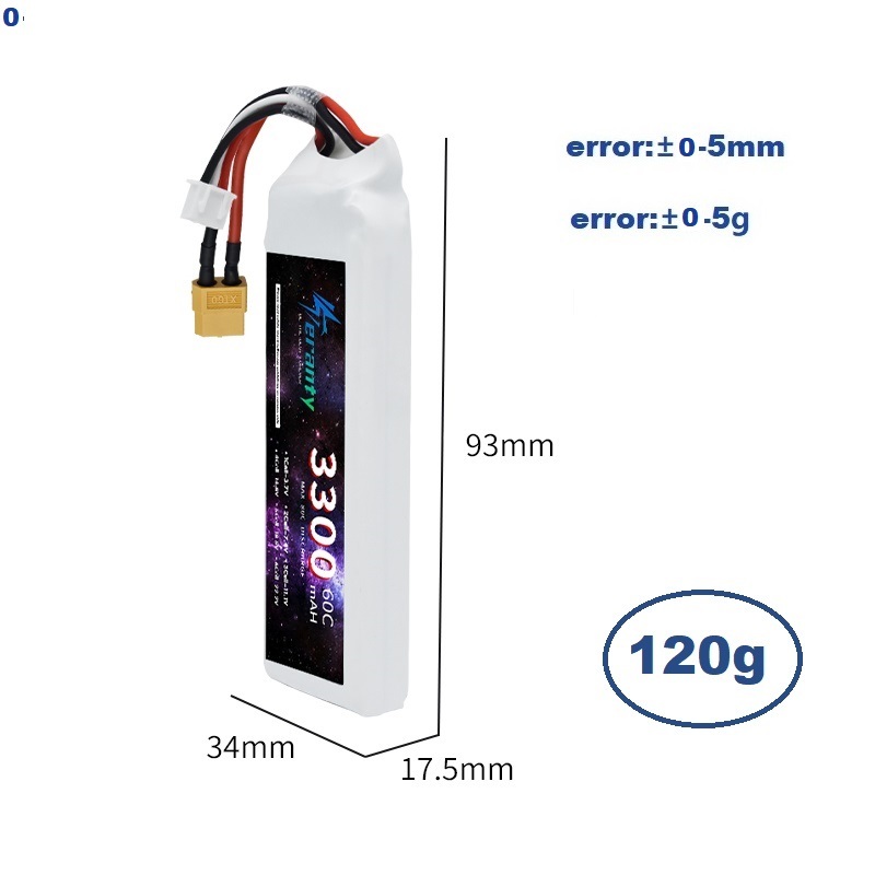 Batterie LiPo 2s 7.4V 3300mAh  - Drone Battery Connector avis et prix
