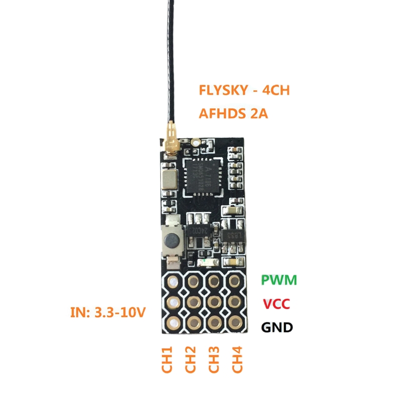 Récepteur Flysky FS2A Mini 4CH - Drone Battery Lipo avis et prix