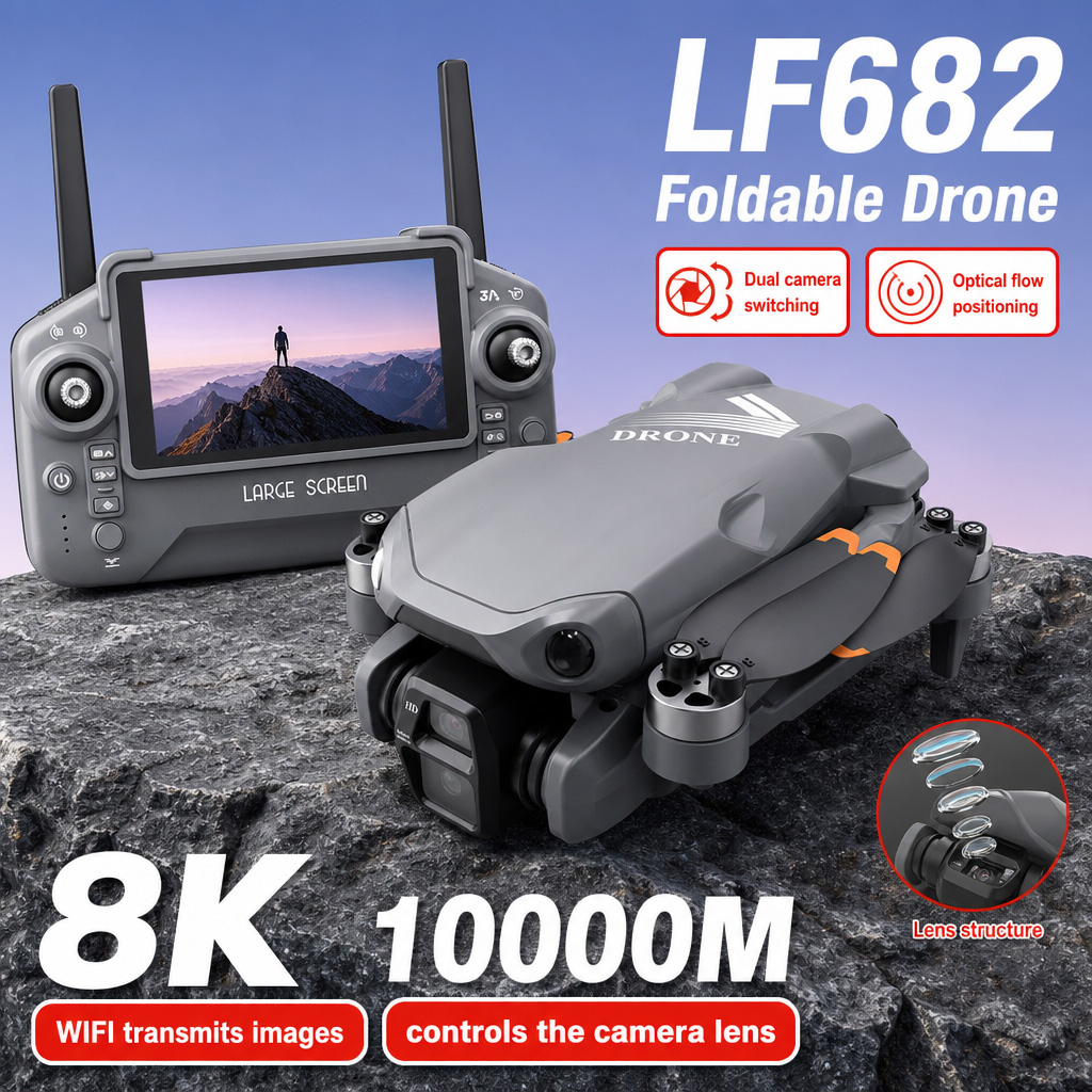Drone photo aérien LF682 8K HD - Drone Battery Smart avis et prix