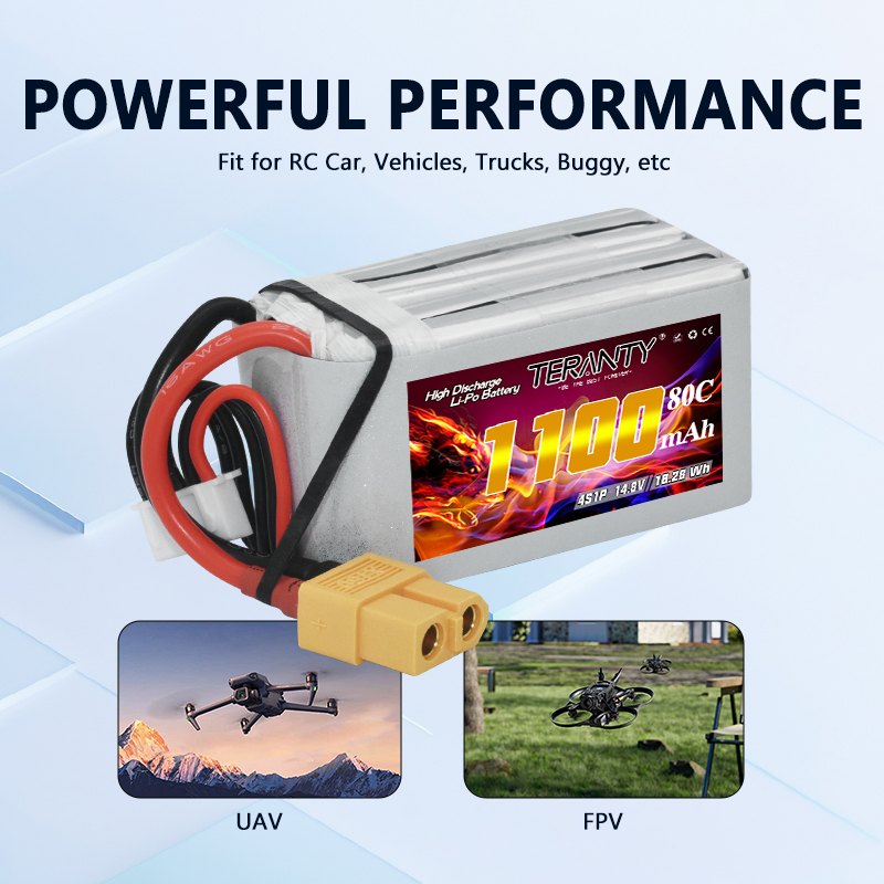 TERANTY – batterie Lipo 4S 110 - Drone Battery 4S avis et prix