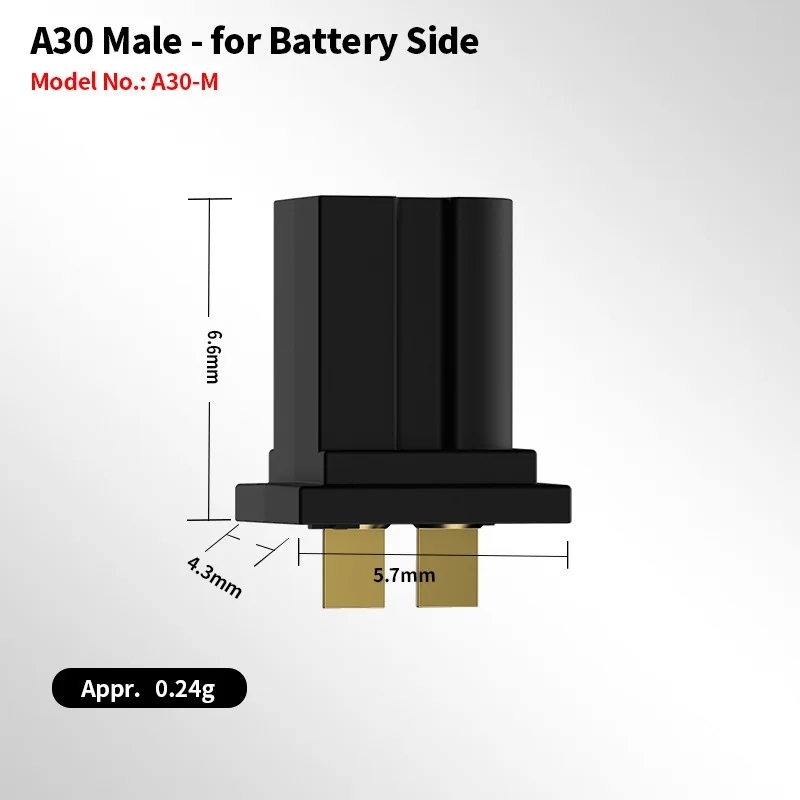 Connecteur femelle et mâle GAO - Drone Battery Plate avis et prix