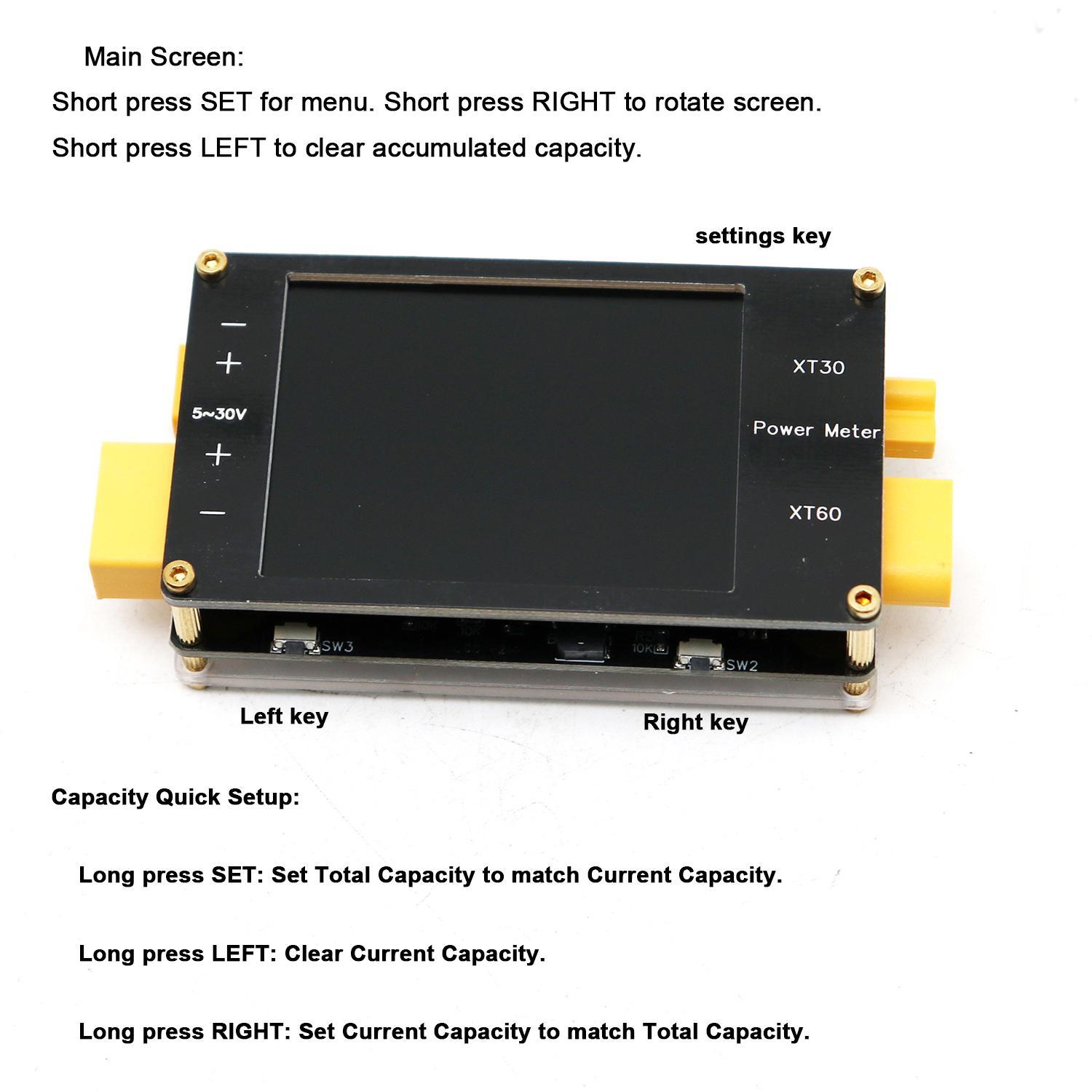 Moniteur de courant bidirectio - Drone Battery Voltage Checker avis et prix