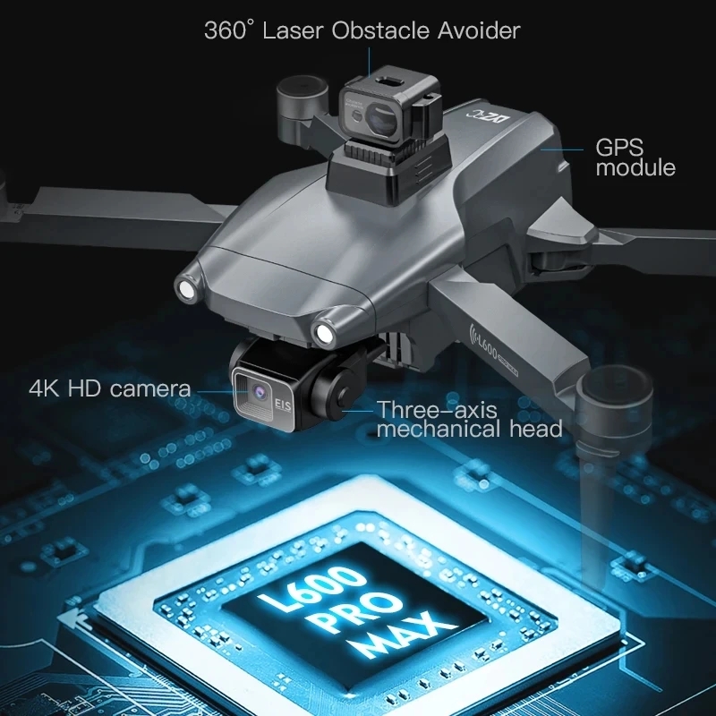 Drone GPS professionnel L600 P - Drone Battery Case avis et prix