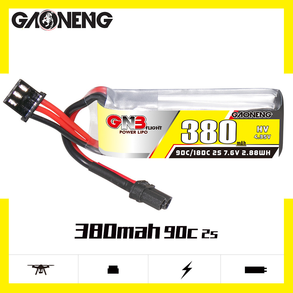 Batterie Lipo GNB 2S 7.6V 380m - Drone Battery Lipo avis et prix