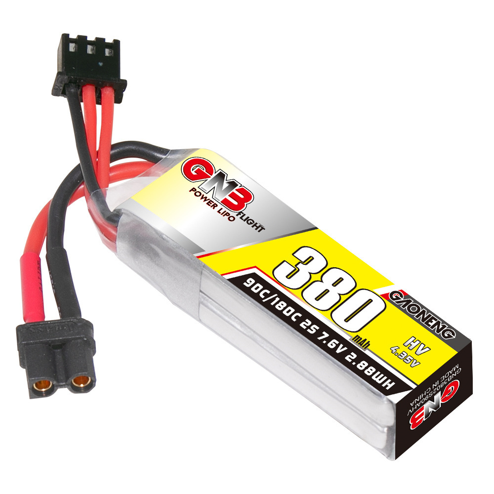 Batterie Lipo GNB 2S 7.6V 380m - Drone Battery Lipo avis et prix