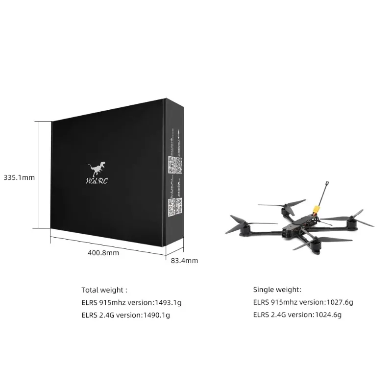 Drone FPV longue portée HGLRC  - Drone Battery 6S avis et prix