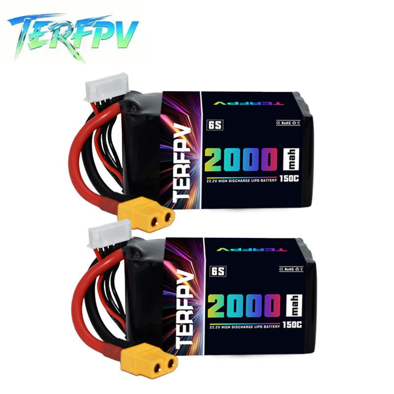 TERFPV 6S 22.2V 2000mAh 150C/3 - Drone Battery 6S avis et prix