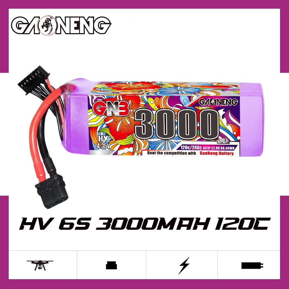 Batterie Lipo GNB 6S 22.8V 300 - Drone Battery Connector avis et prix