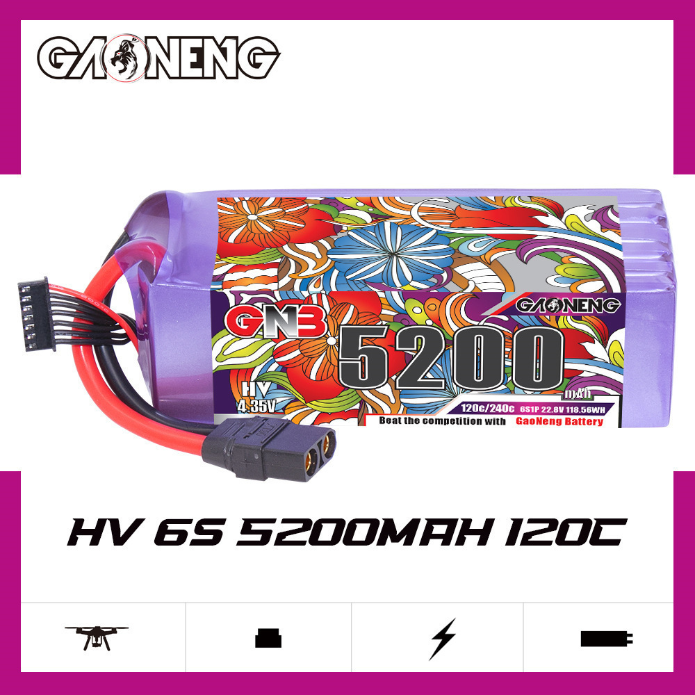 Batterie Lipo GNB 6S 22.8V 300 - Drone Battery Connector avis et prix