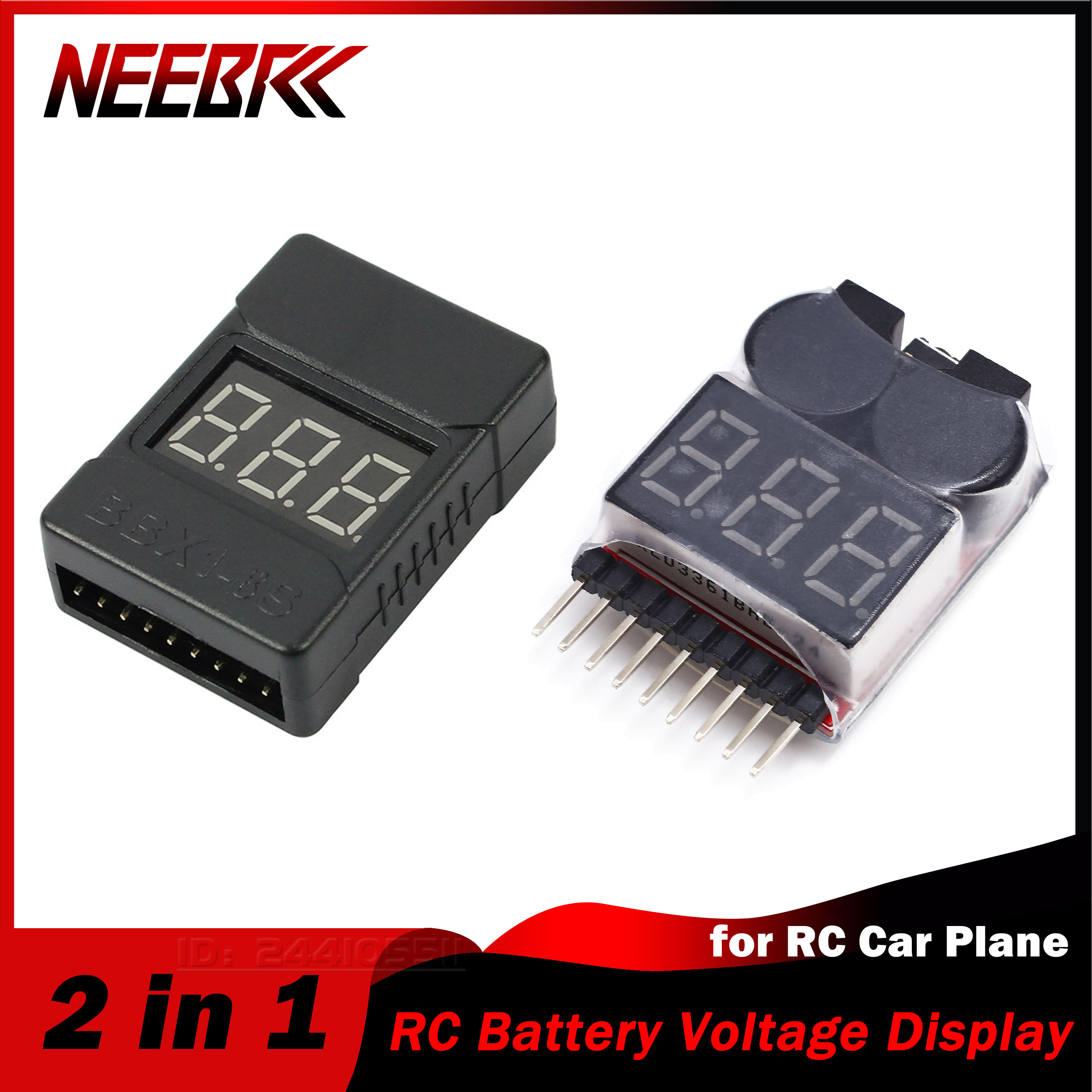 BX100 1-8S 2 en 1 affichage de - Drone Battery Voltage Checker avis et prix