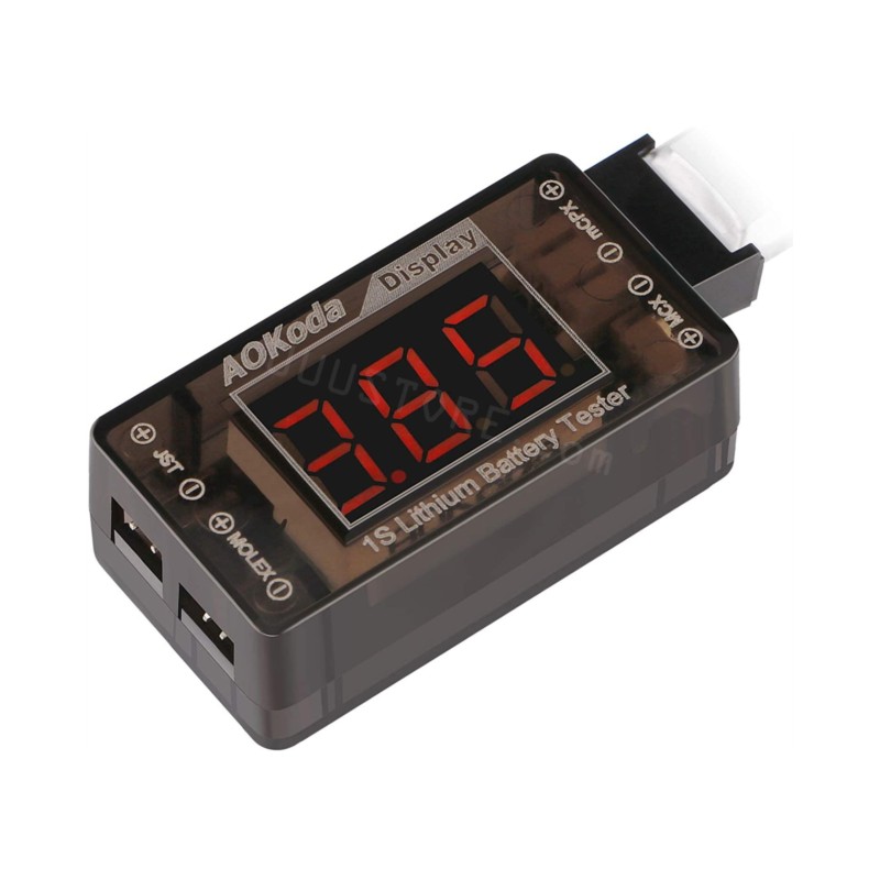 AOKoda AOK-041 1S testeur de t - Drone Battery Voltage Checker avis et prix